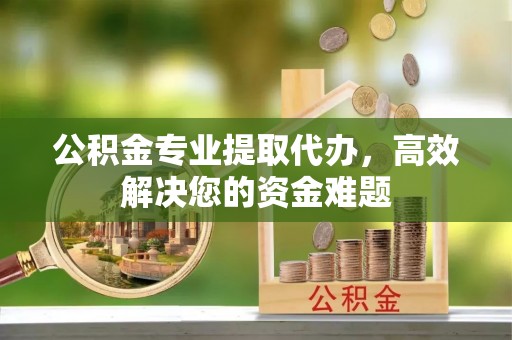 巢湖公积金专业提取代办，高效解决您的资金难题