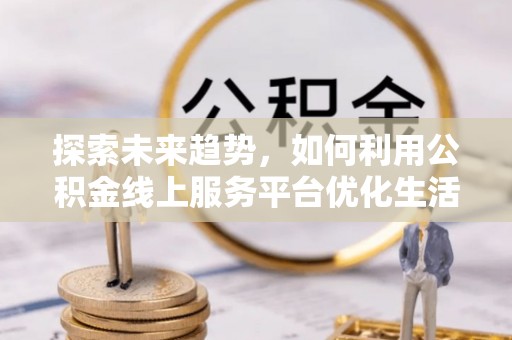 巢湖探索未来趋势，如何利用公积金线上服务平台优化生活