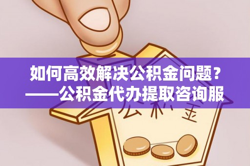 巢湖如何高效解决公积金问题？——公积金代办提取咨询服务指南