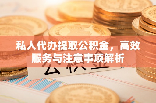 巢湖私人代办提取公积金，高效服务与注意事项解析