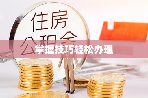 巢湖掌握技巧轻松办理