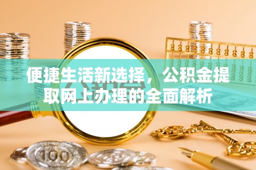巢湖便捷生活新选择，公积金提取网上办理的全面解析